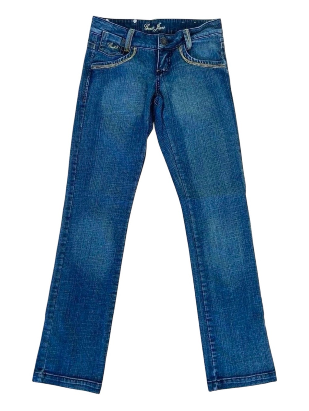 Guess Vintage jeans sexy low rise boot cut 99% cotton 1%spandex stretch denim 27